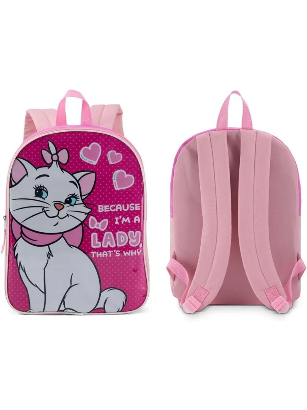 Charming Kids Backpack - Disney-Inspired Aristocats Design for Girls